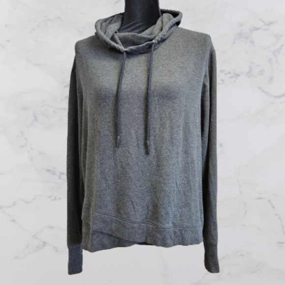 Catherine Malandrino Tops - Catherine Malandrino women's large gray hoodie